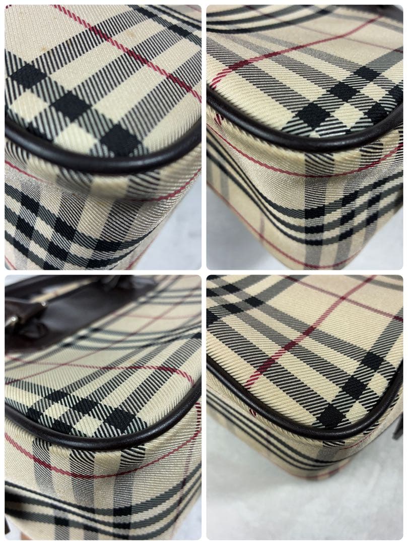 公*o様 美品✨BURBERRY ノバチェック ロゴプレート ハンドバッグ 自立