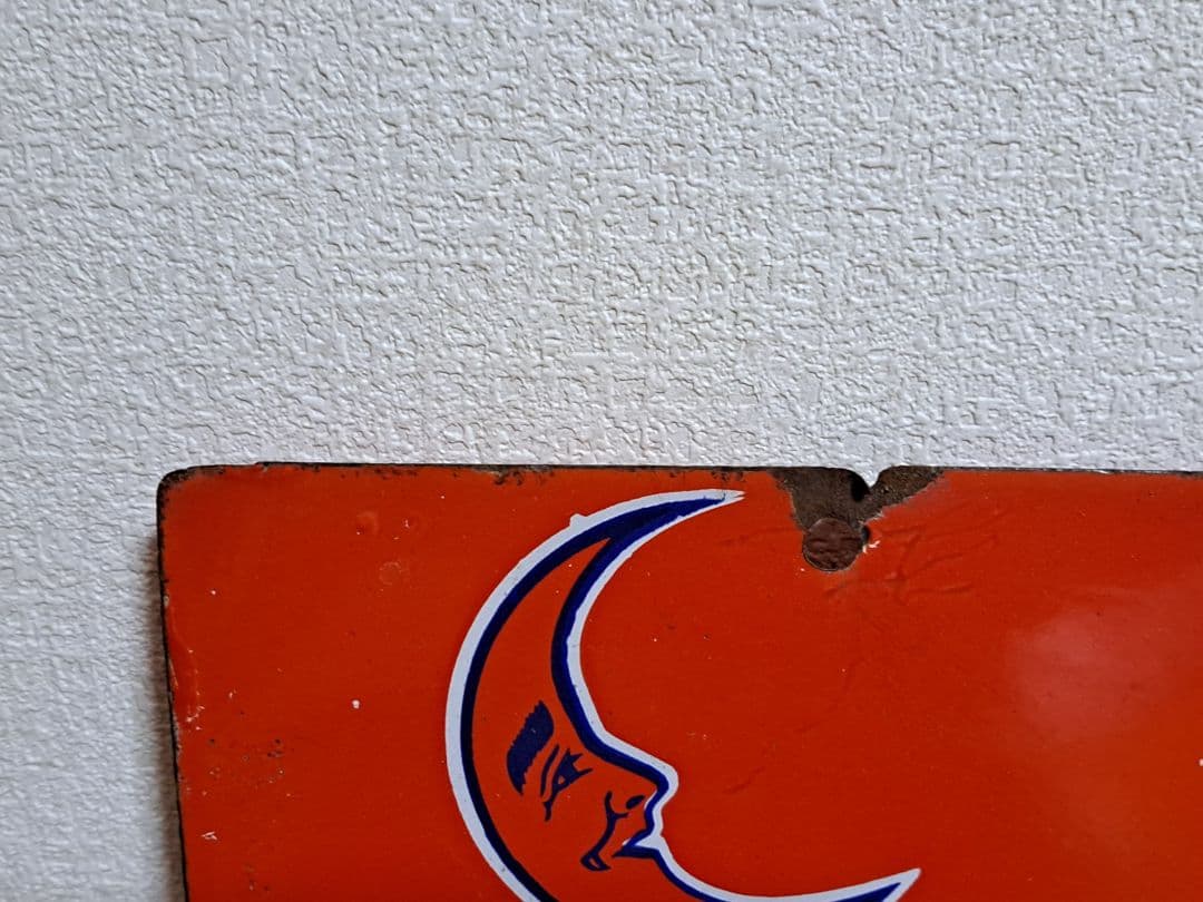 【昭和レトロ】花王 小粒せんたく石鹸 ビーズ 【両面・ホーロー看板】