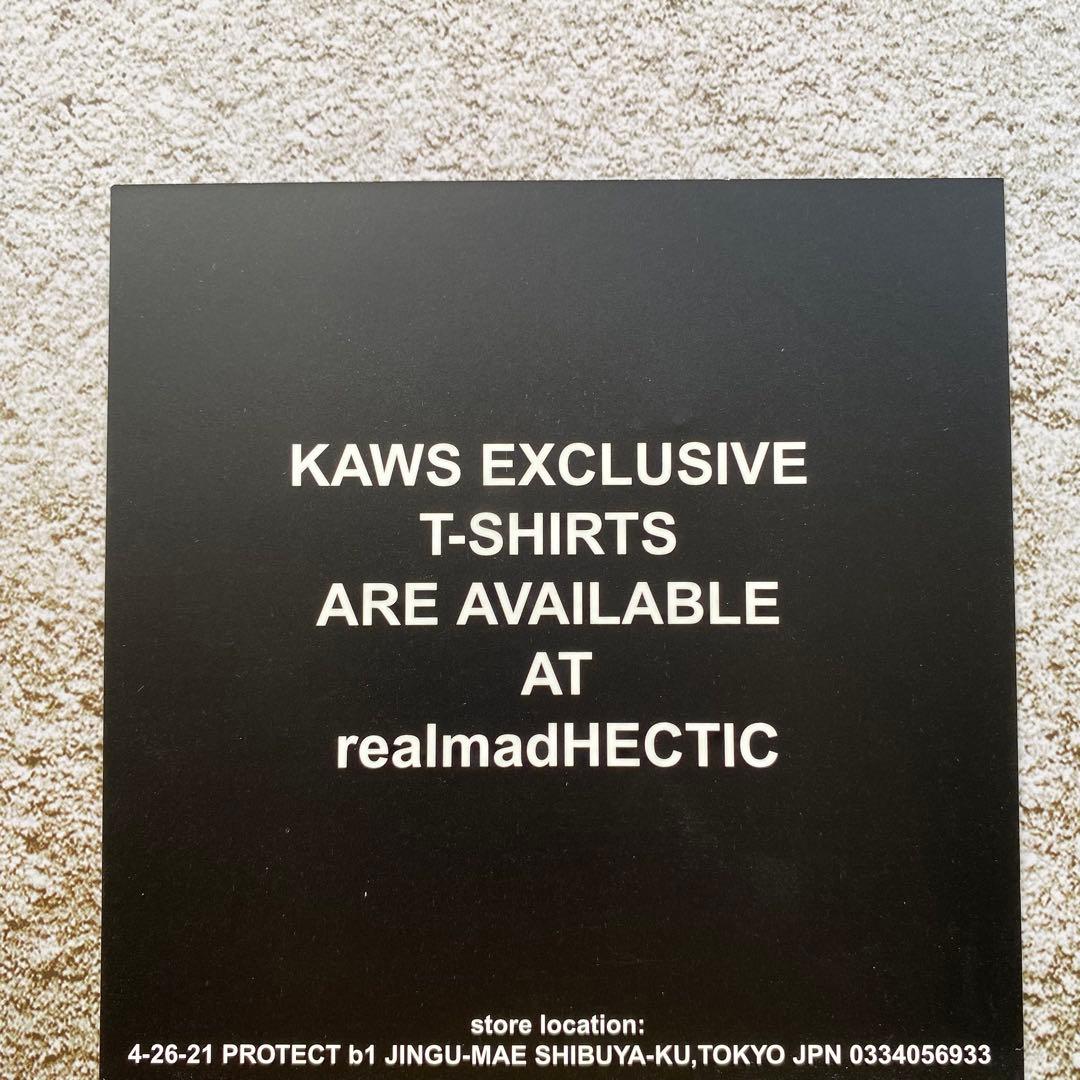 KAWS EXCLUSIVE realmadHECTIC フライヤー チラシ
