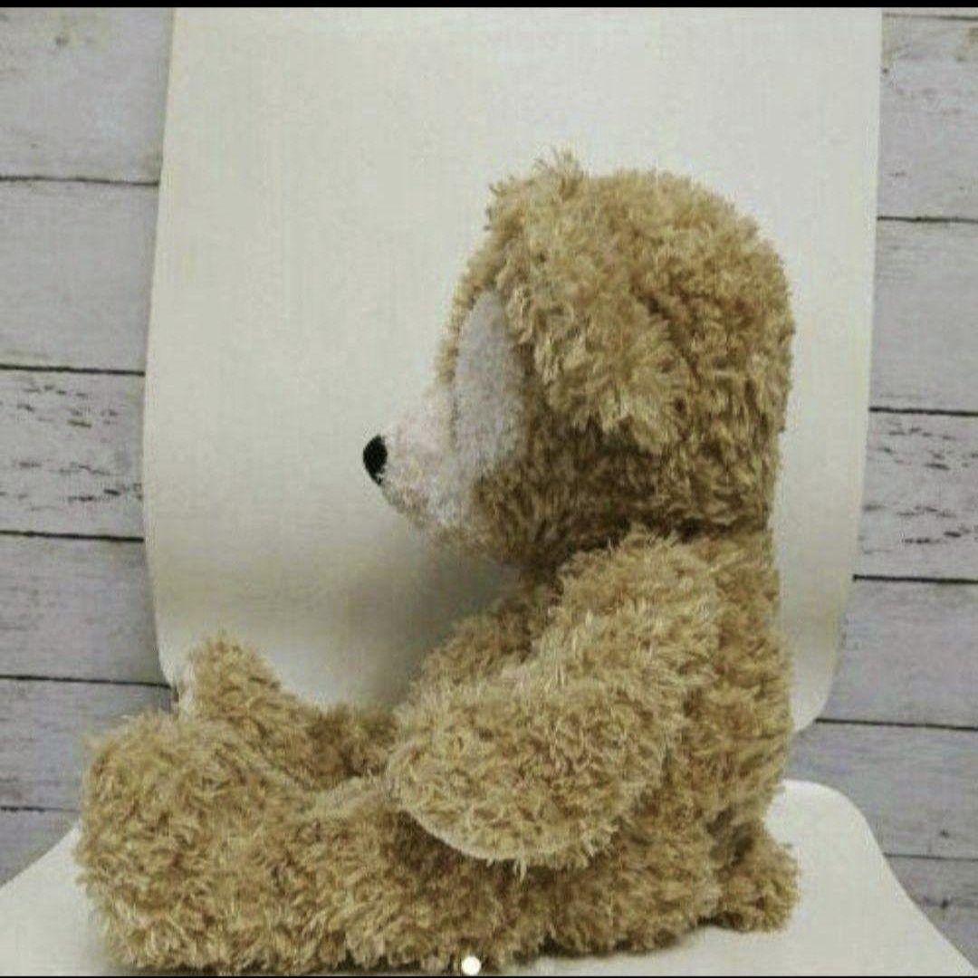 初期 青黒文字 中国製 ビーズ 旧毛 ダッフィー Sサイズ