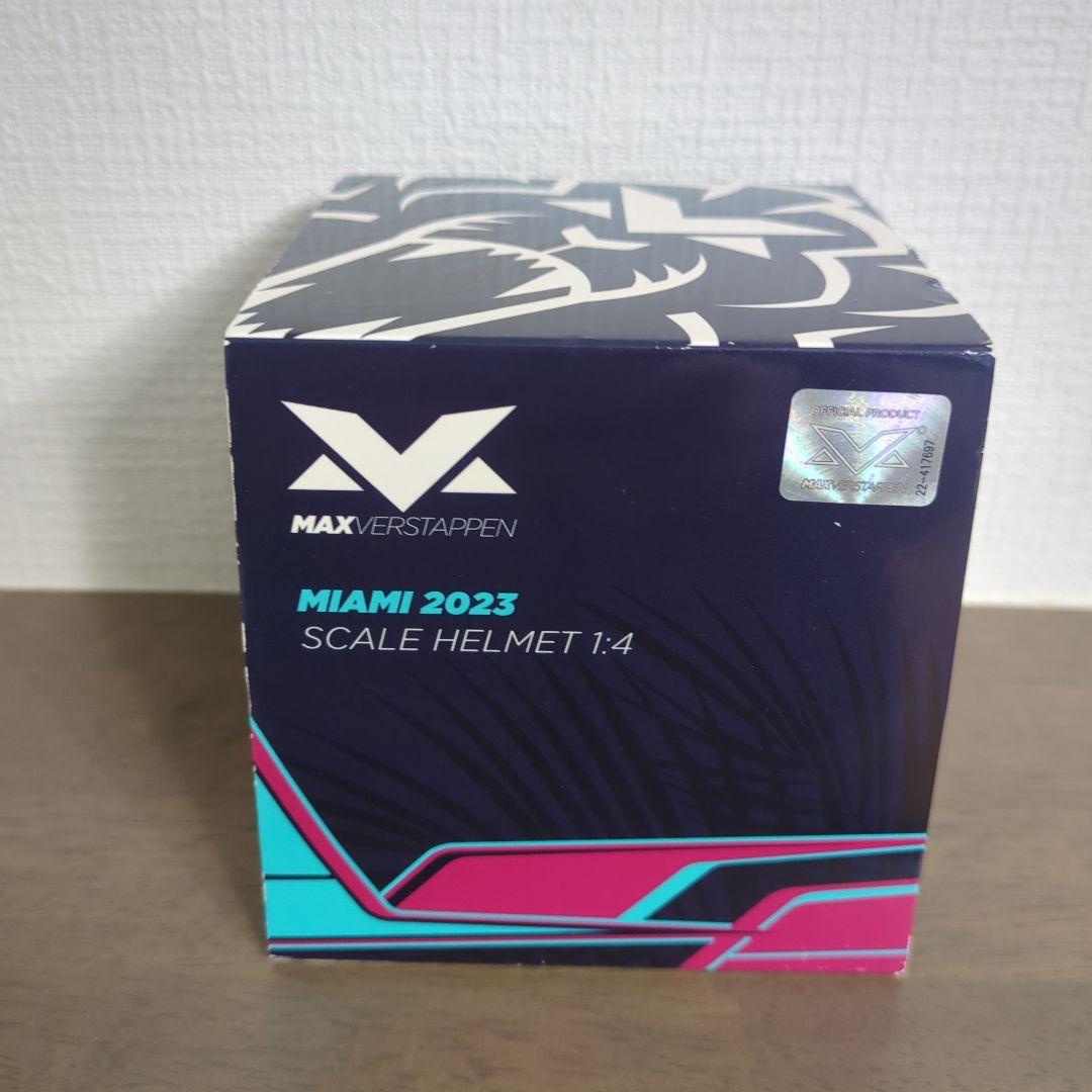 マックス・フェルスタッペン スケールヘルメット 1:4 マイアミ2023