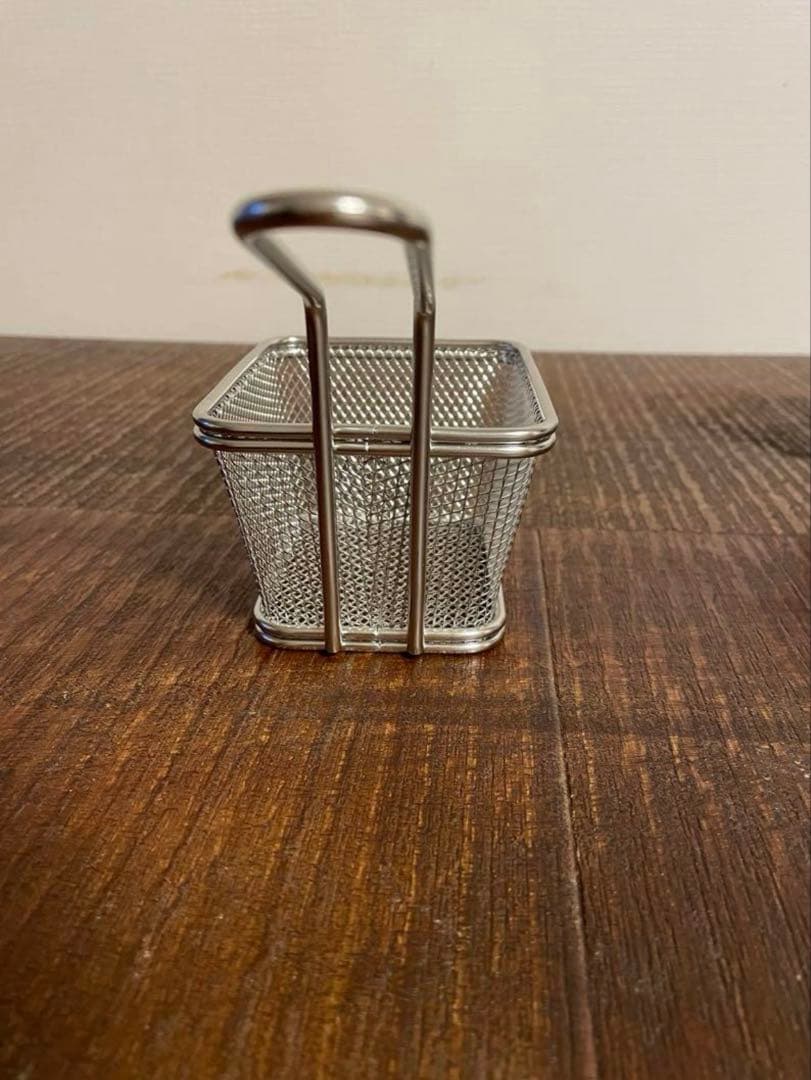 【10/19日曜まで】4つ)ステンレス製四角形ストレーナー　【新品未使用】