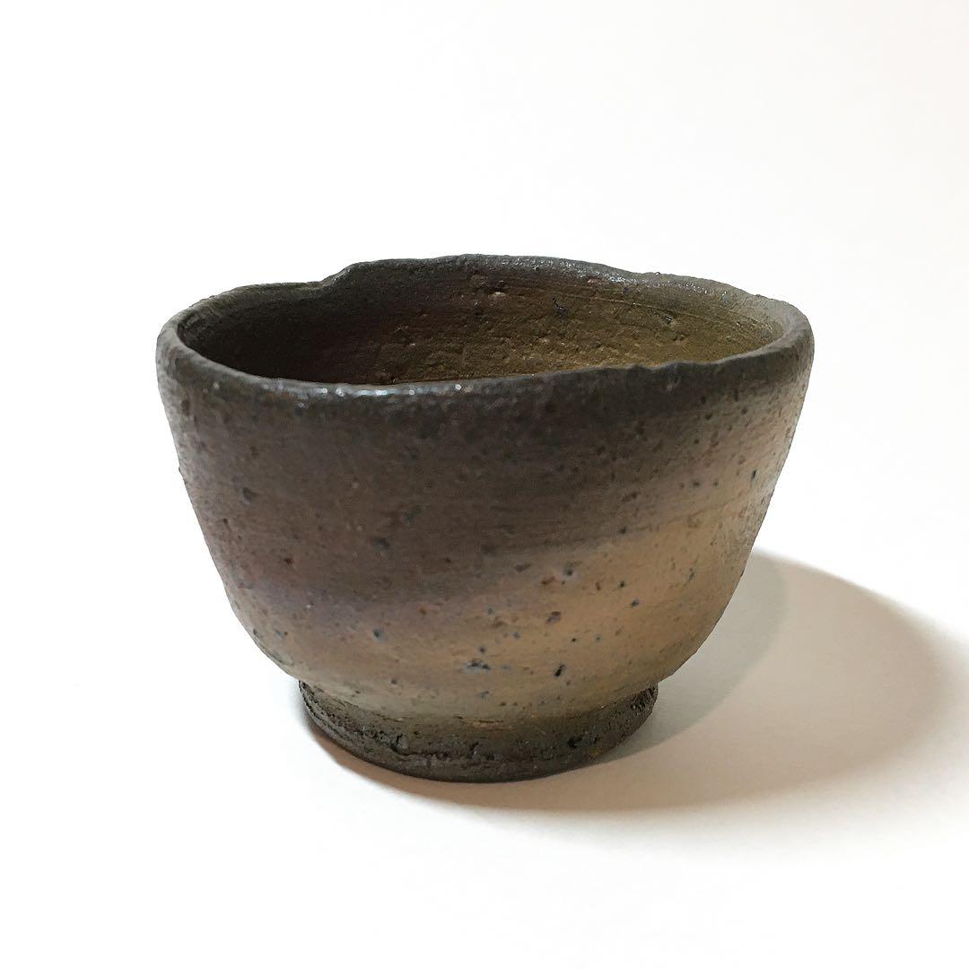 池田省吾　種子島焼締　ぐい呑