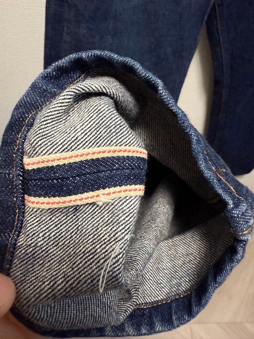 A.P.C. New Standard サイズ33 赤耳セルビッチ 濃紺