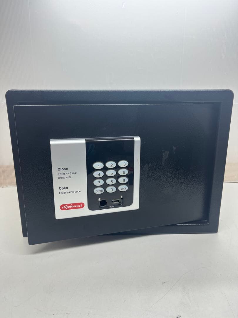 diplomat 貴重品保管庫 ホテルセーフ ブラック H25CS7021