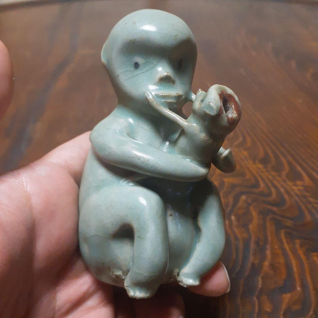 12世紀高麗青磁親子猿水滴