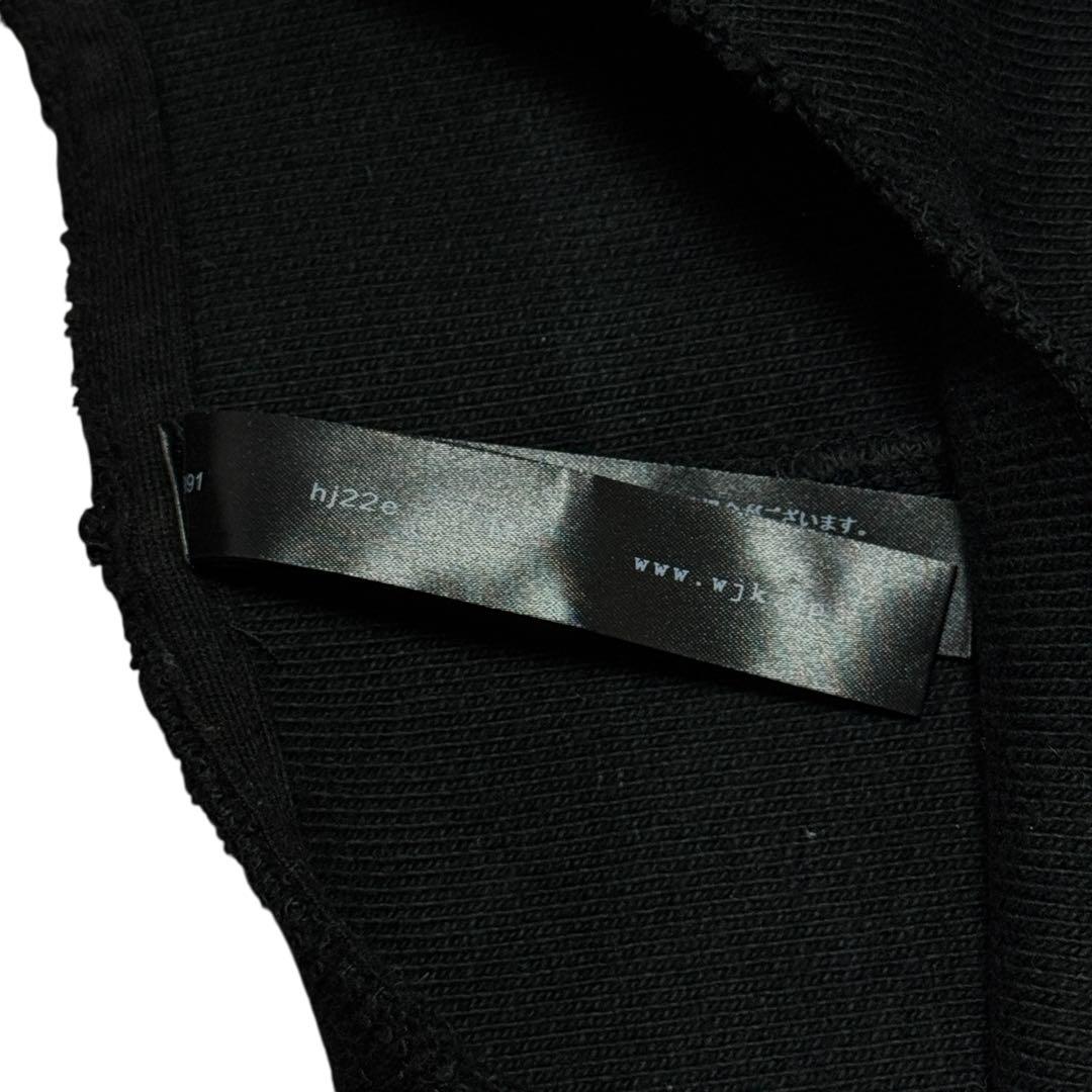 wjk double face hard sweat ブラック メンズ サイズM