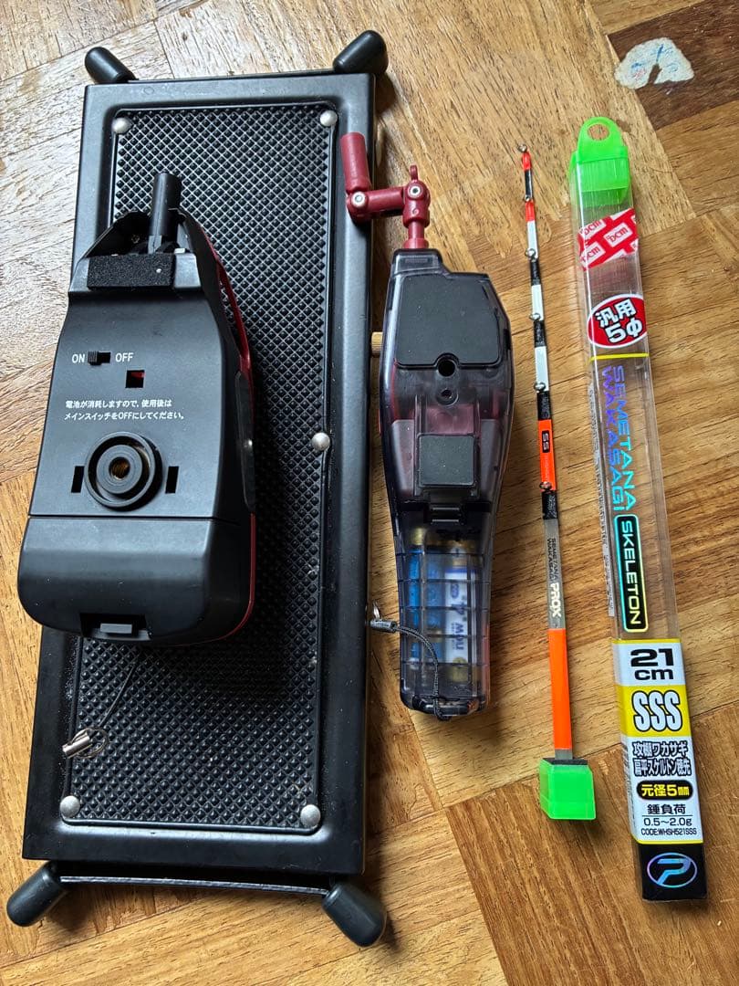 プロックス　ワカサギ電動リール　2台　他