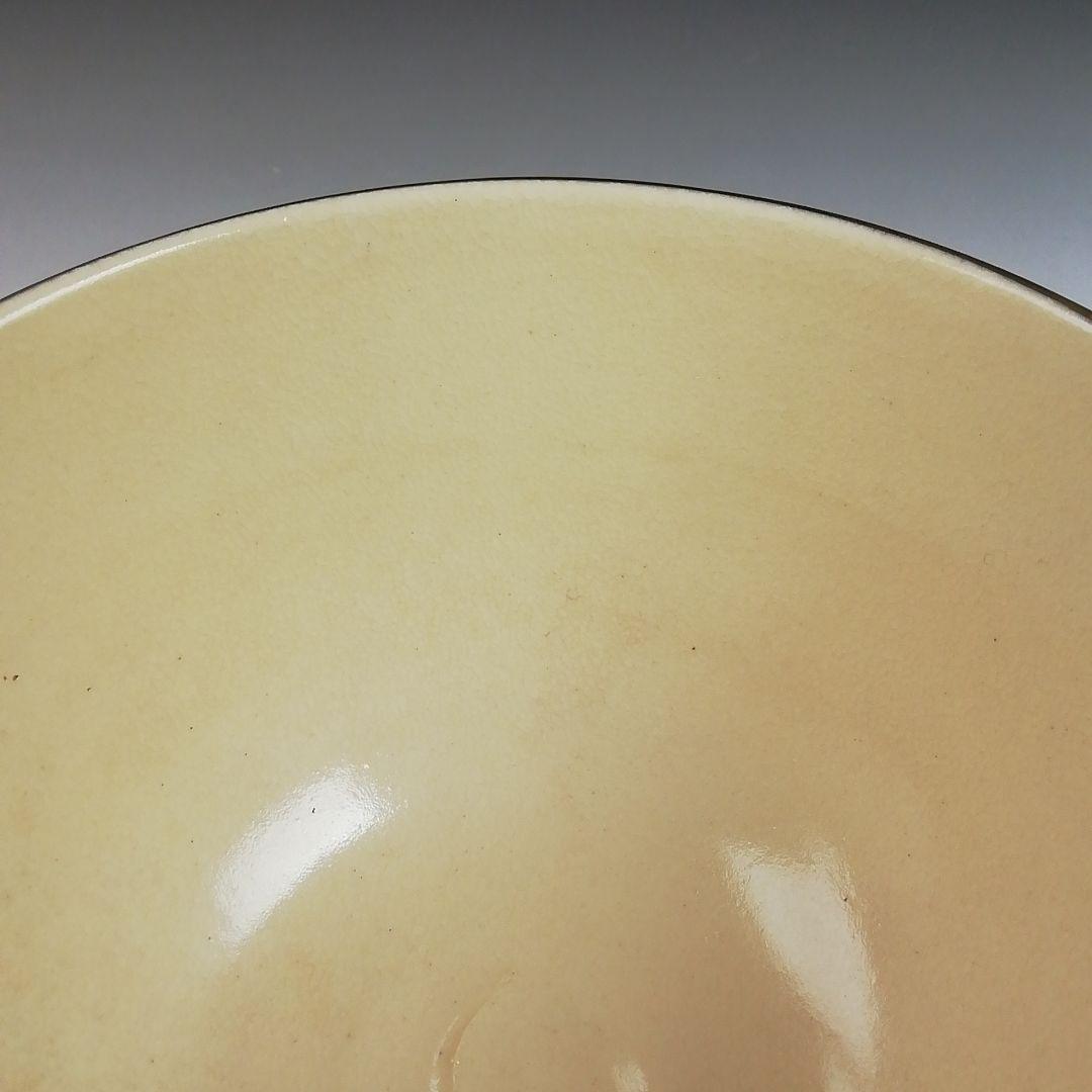 Ｔ８８７　数茶碗　九客『仁清写　色絵』『橋本紫雲 造』　共箱　茶道具