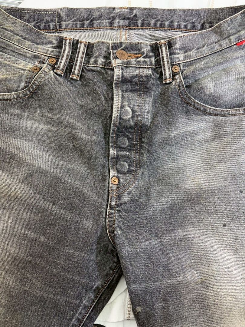 アナクロノーム 現行モデル レギュラーテーパード ブラックデニム