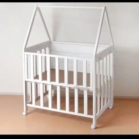 【本体のみ】ディモア　ミニベッド&デスク / ベビーベッド 日本製