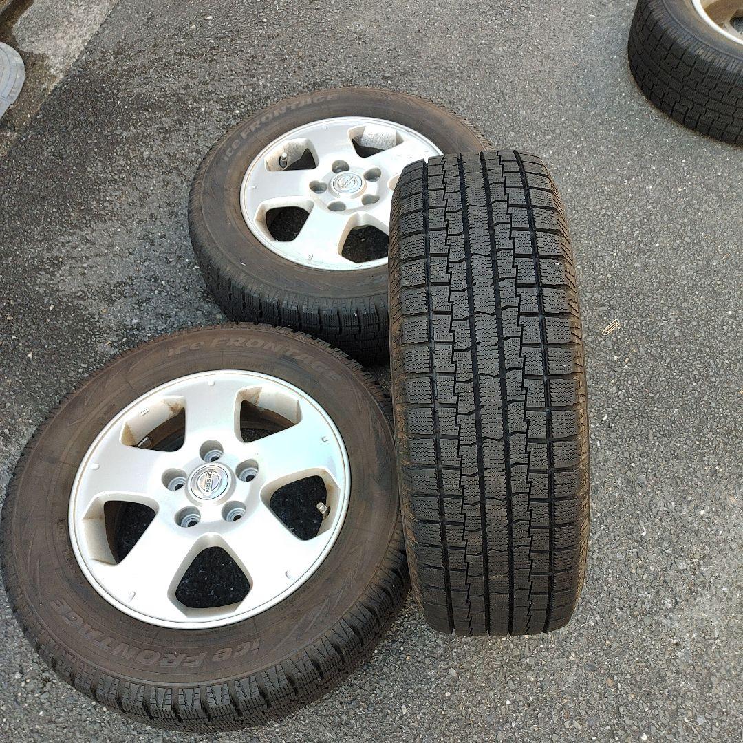 C25 セレナ純正ホイール　スタッドレスタイヤ　トーヨータイヤアイスフロンテージ