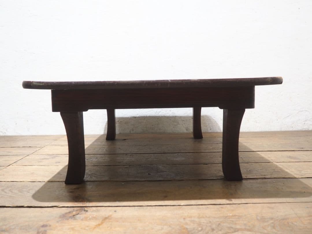 1394 折りたたみ式　大きい角ちゃぶ台　座卓　ローテーブル　古家具　レトロ