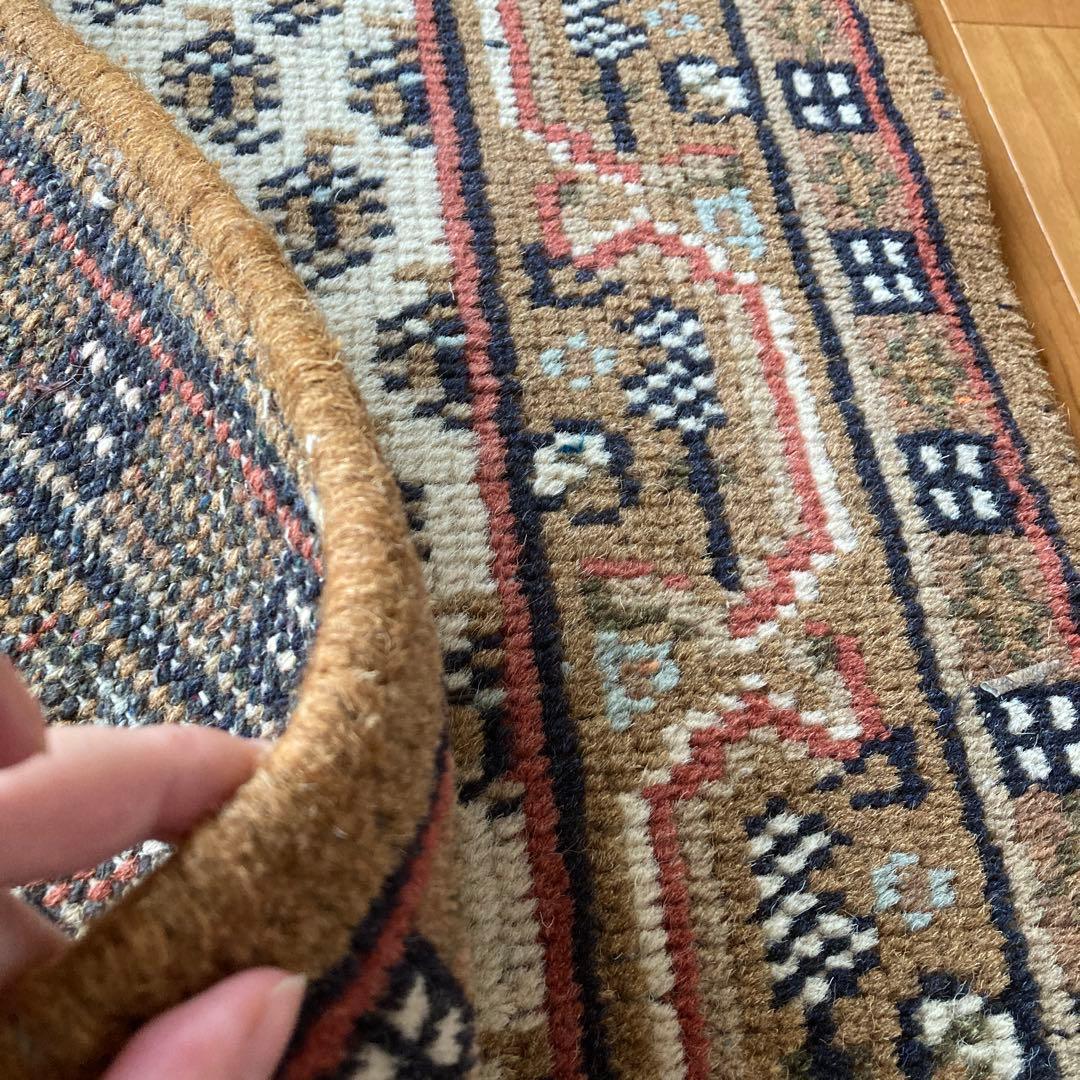 ヴィンテージラグ　トライバルラグ　インド　ランナー