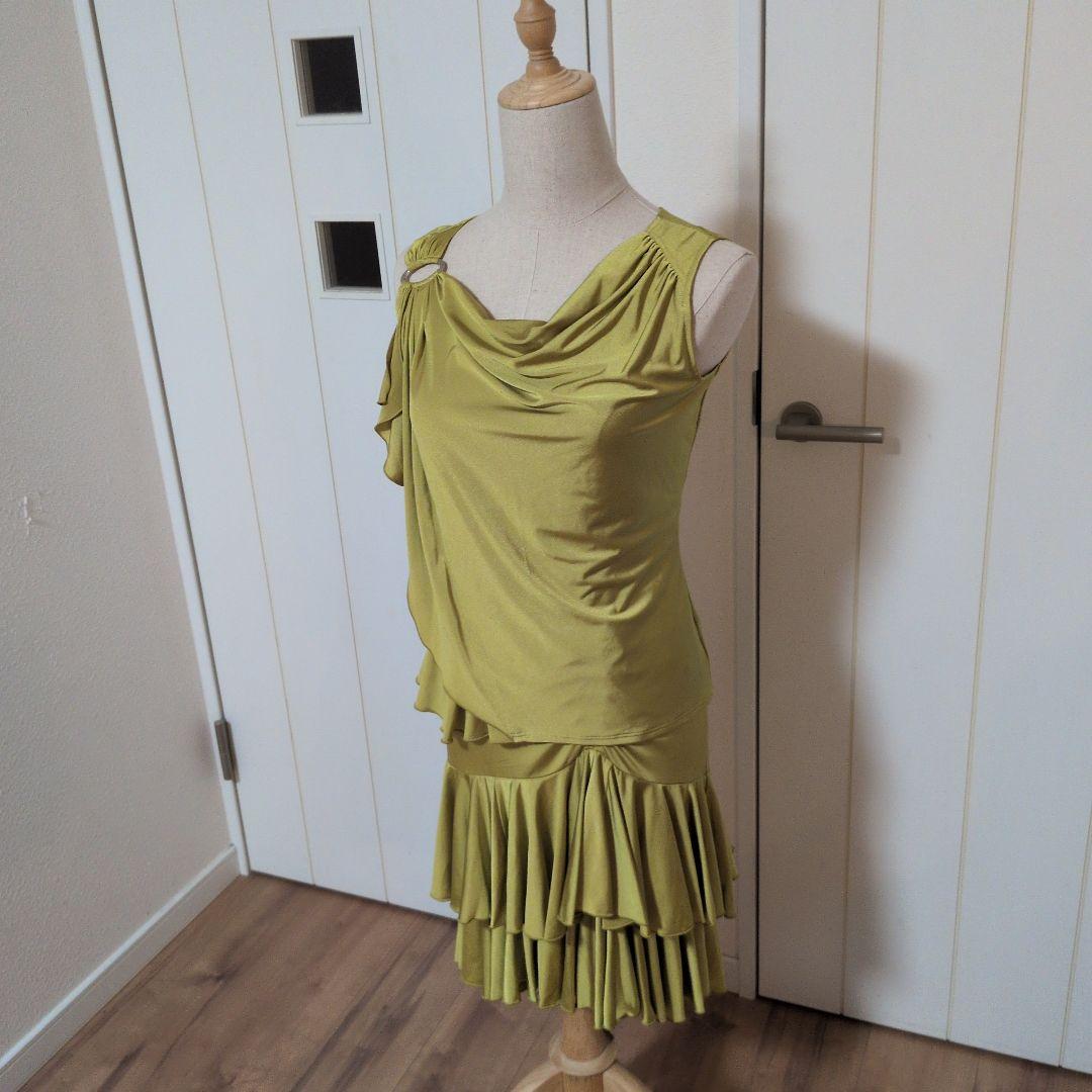 社交ダンス　ラテン　チャコット　Chacott　ドレス　セットアップ　サイズS