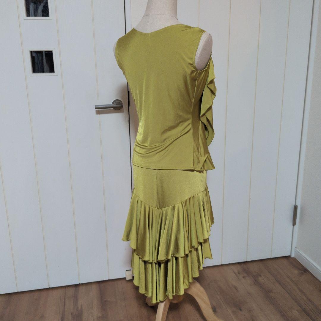 社交ダンス　ラテン　チャコット　Chacott　ドレス　セットアップ　サイズS