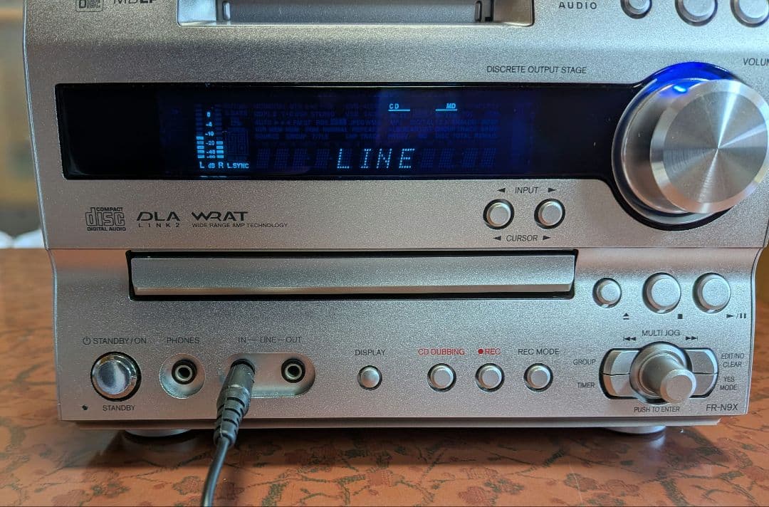 ★【美品】 ONKYO CD MD チューナーアンプ 　 上位機種FR-N9X