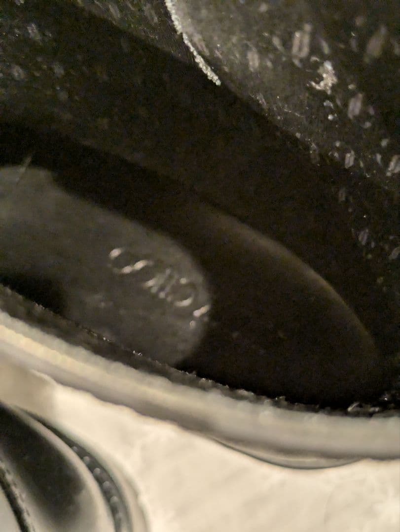 ❤ジミーチュウJIMMY CHOO厚底レインブーツ 黒 （24センチ）梅雨時重宝