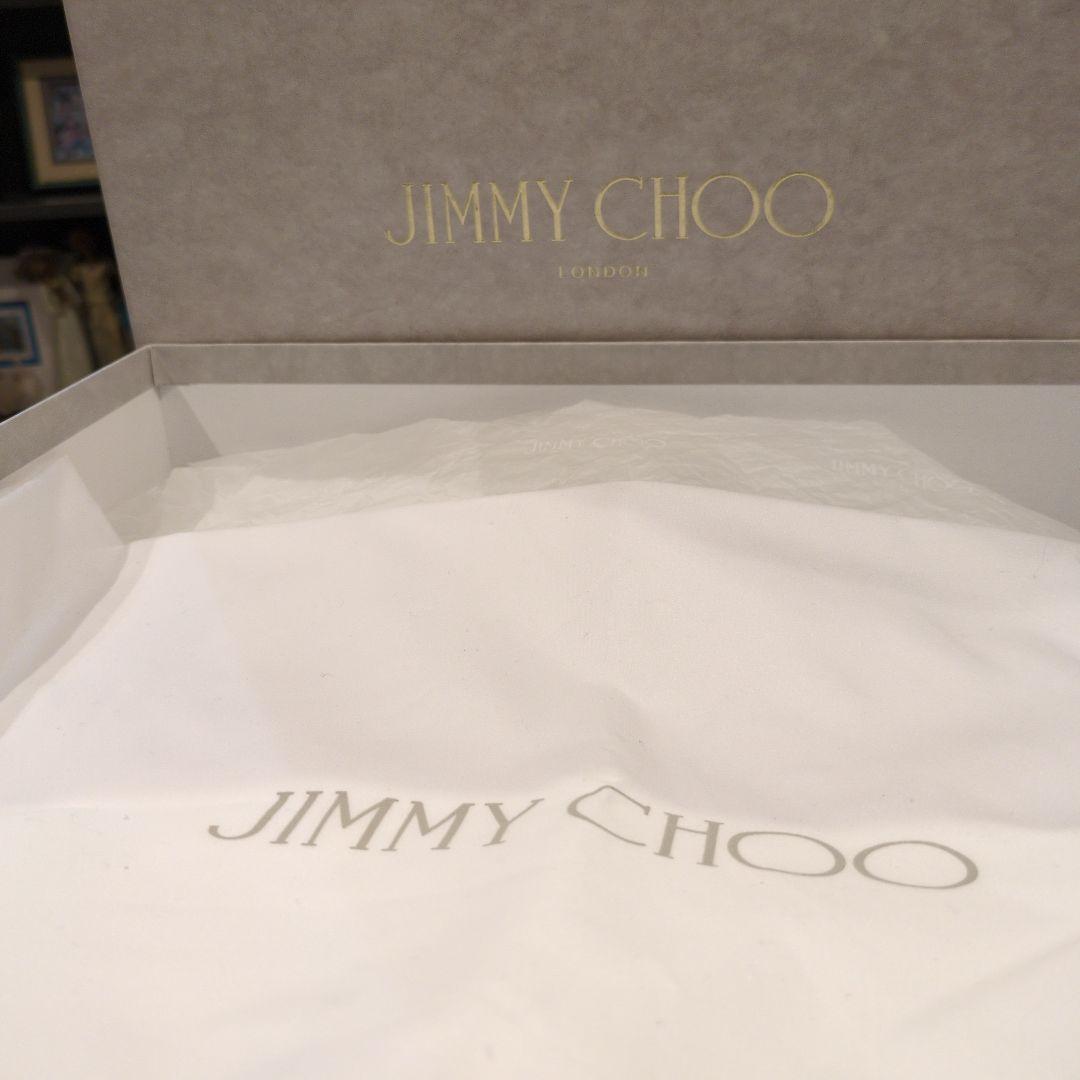 ❤ジミーチュウJIMMY CHOO厚底レインブーツ 黒 （24センチ）梅雨時重宝