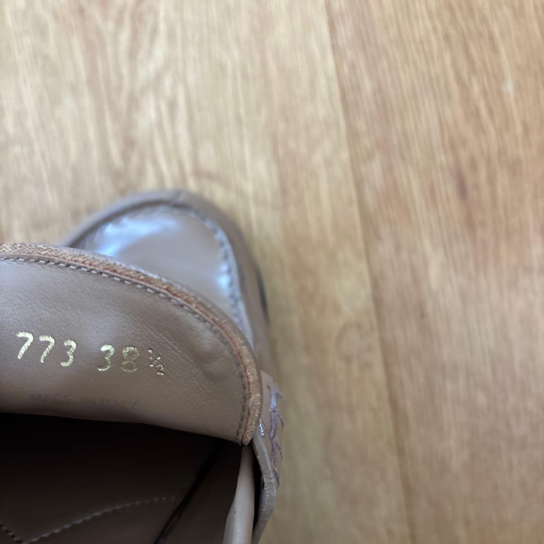 miumiuローファー　ベージュ　38.5