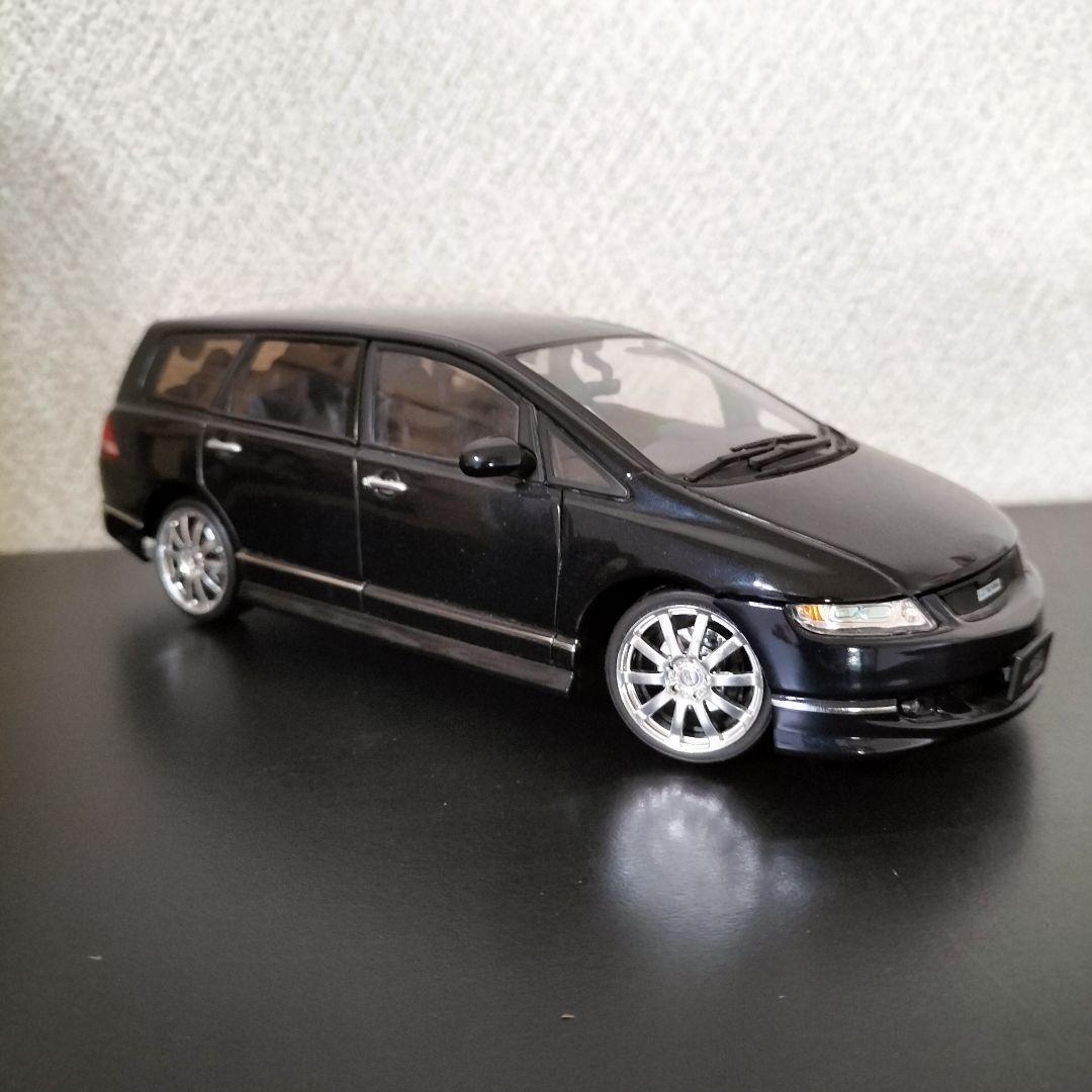 ホンダ オデッセイ RB1　1/24　ダイキャスト　模型　カラーサンプル　車高短