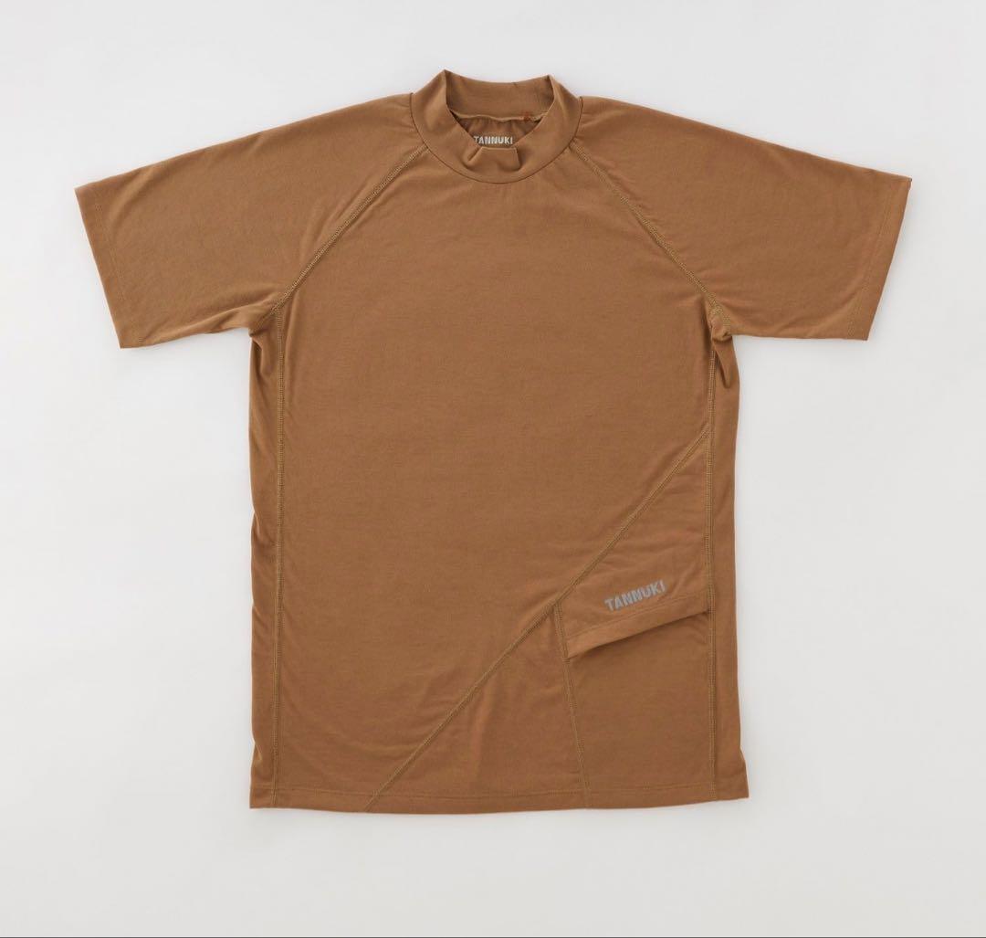 ウォーキング・ランニングウェア TANNUKI Sato SS Mock Neck 2 Camel M