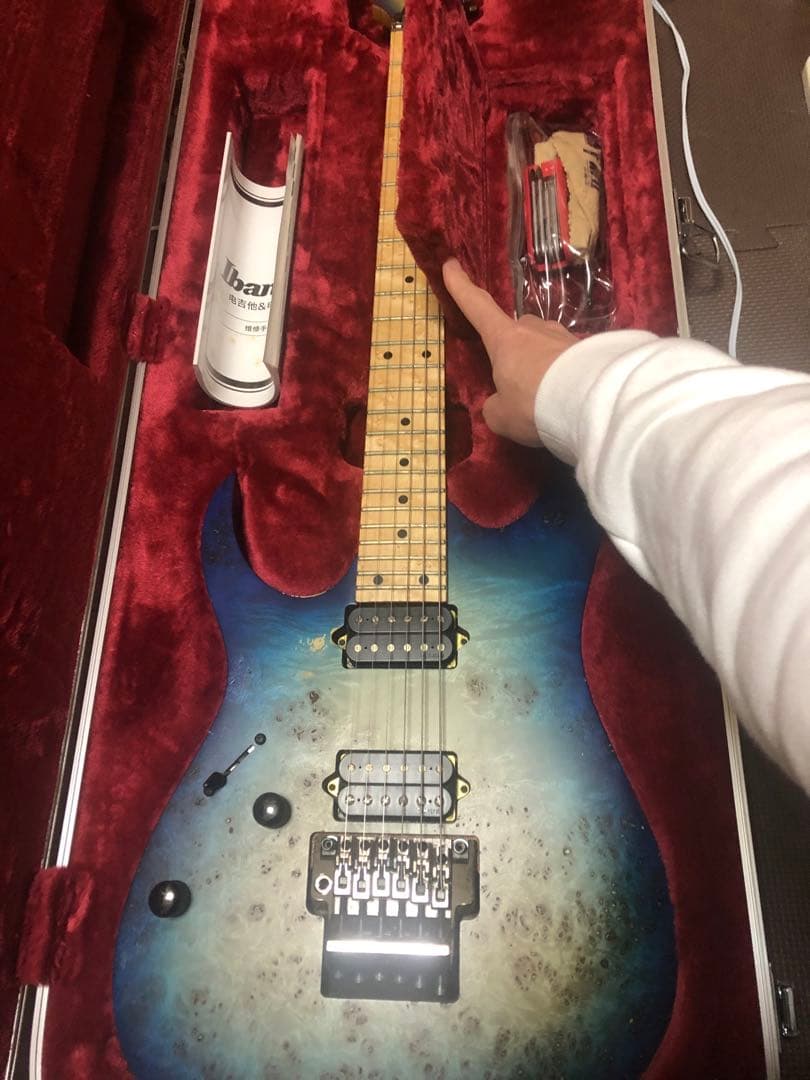 Ibanez prestige レフティ 純正ハードケース付き けい