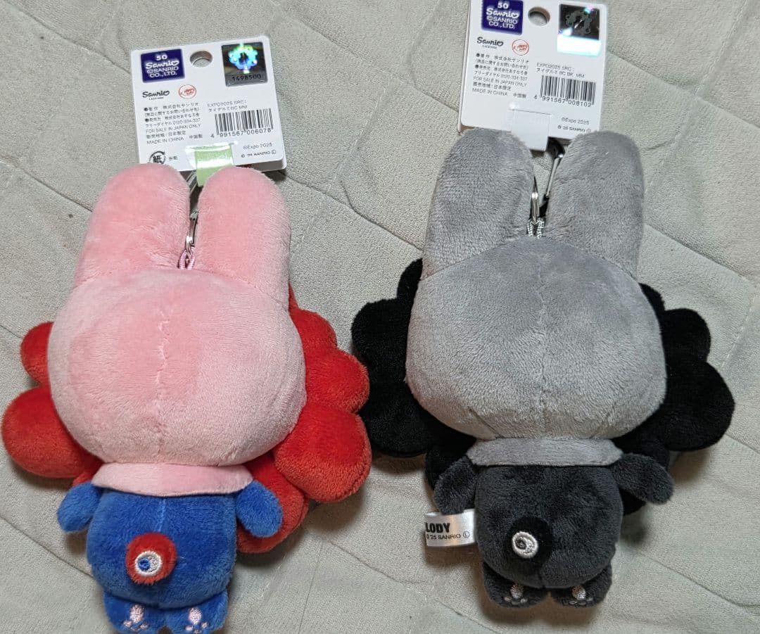 マイメロ　BC　カラビナ　赤　黒