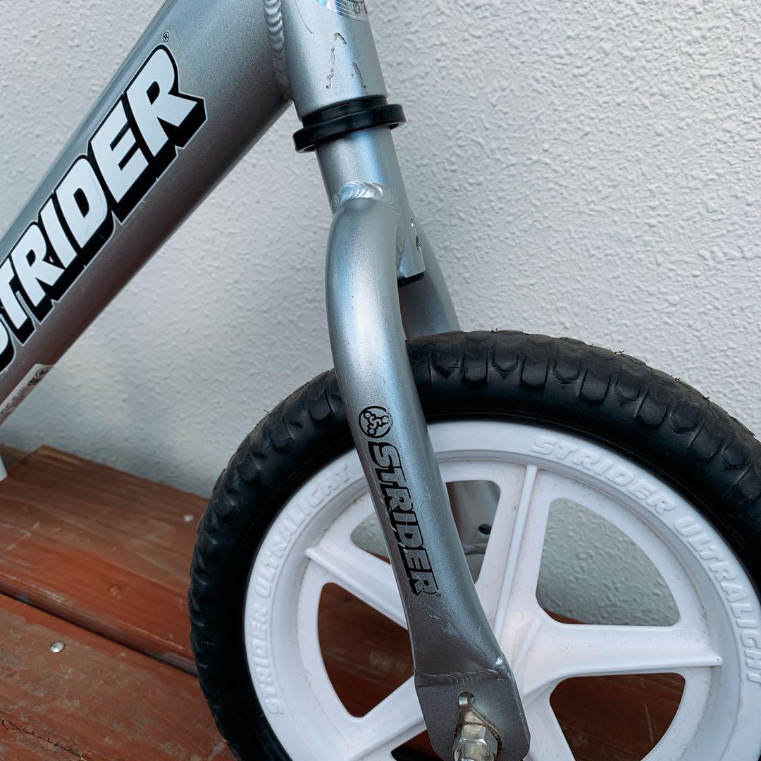 STRIDER Pro シルバー アルミ 12インチ プロテクター付き