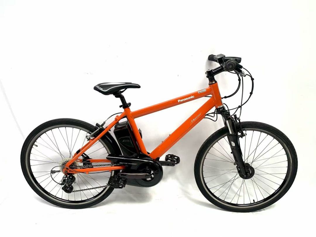 【即乘】送料無料Panasonic電動自転車17.6Ah 押し5点灯動作確認済
