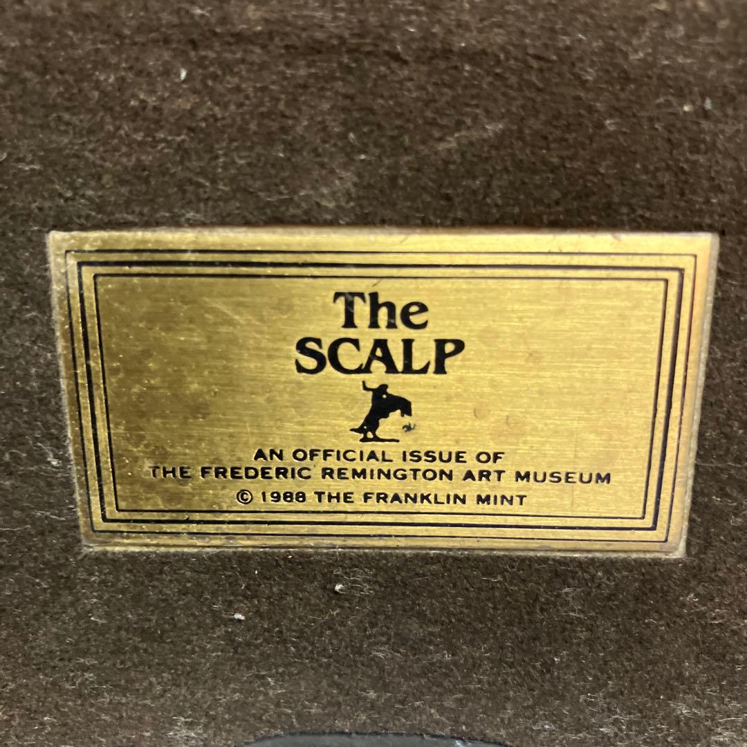 フレデリックレミントン　ブロンズ騎馬像 戦士の彫刻 約20cm高