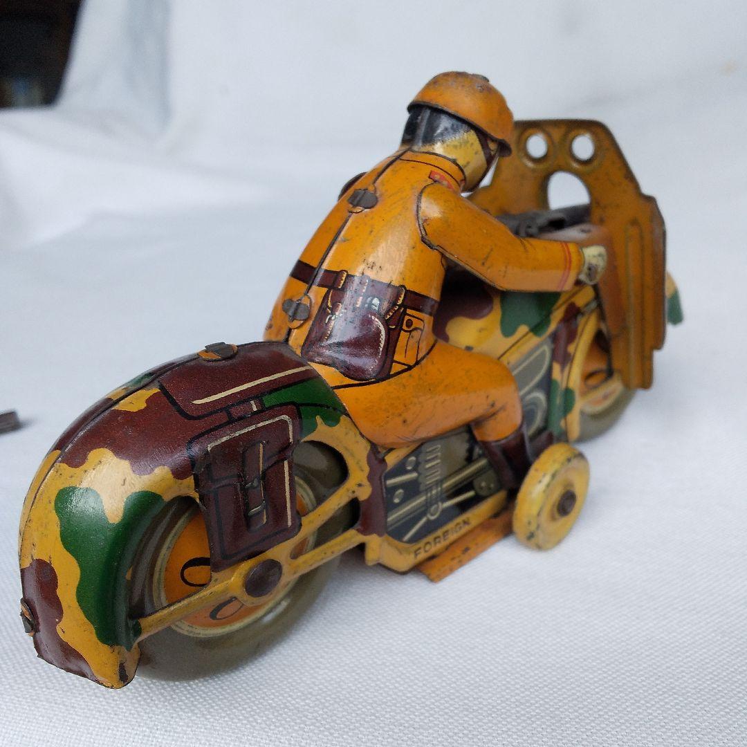 旧日本軍 ブリキ バイク オートバイ 昭和 レトロ ビンテージ アンティーク