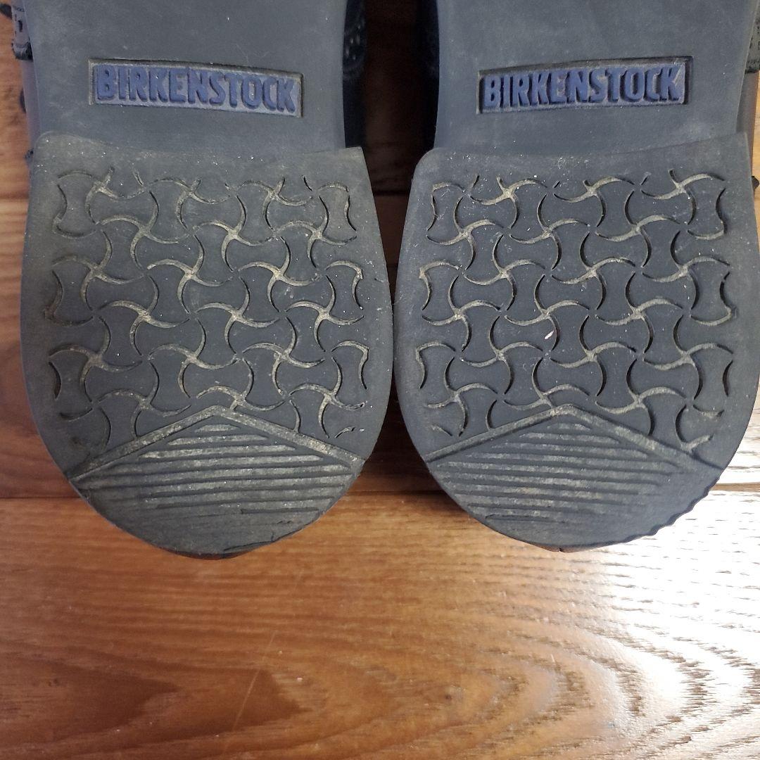 BIRKENSTOCK ララミーロー　ブラックレースアップシューズ 38