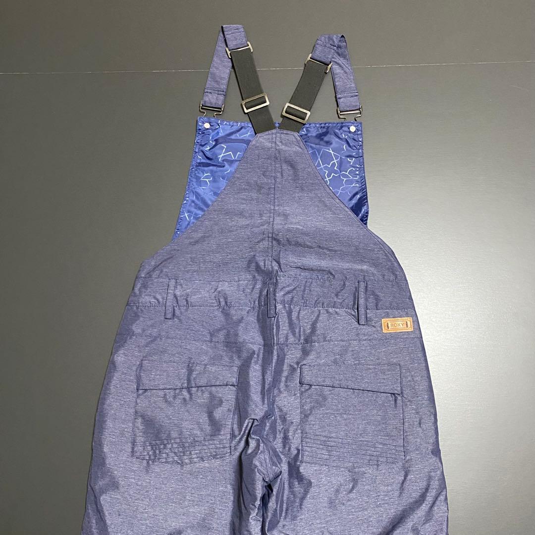 極美品 ROXY スノーボード ビブパンツ 中綿 裏起毛 レディース Sサイズ