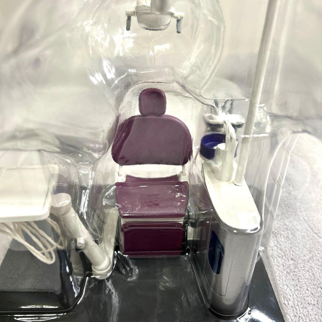 非売品　レア　歯医者　椅子　デンタルチェア　フィギュア　飾り　ミニチュア　紫