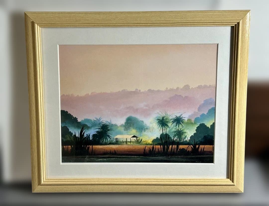 ミッシェル・バテュ 『みちくさ』　複製版画