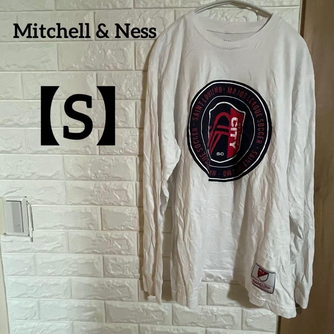 Mitchell & Ness 【S】サッカー ロゴ 長袖Tシャツ