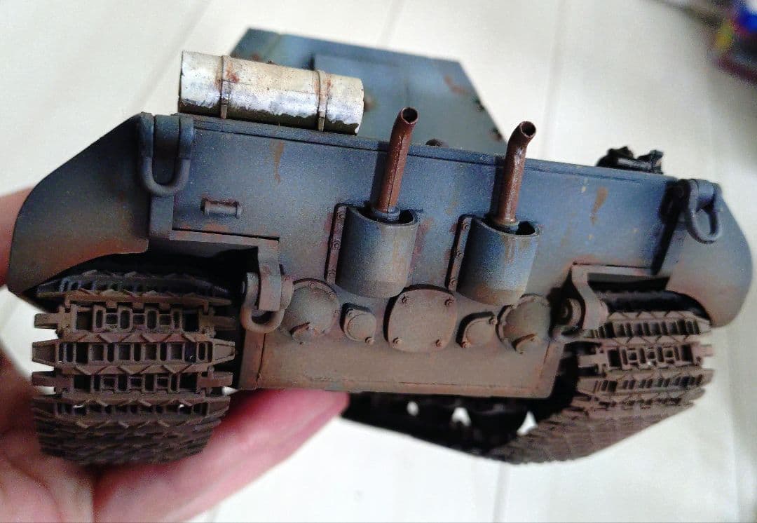 〚塗装完成品〛ドラゴンモデル　 1/35 ドイツ　E100重戦車