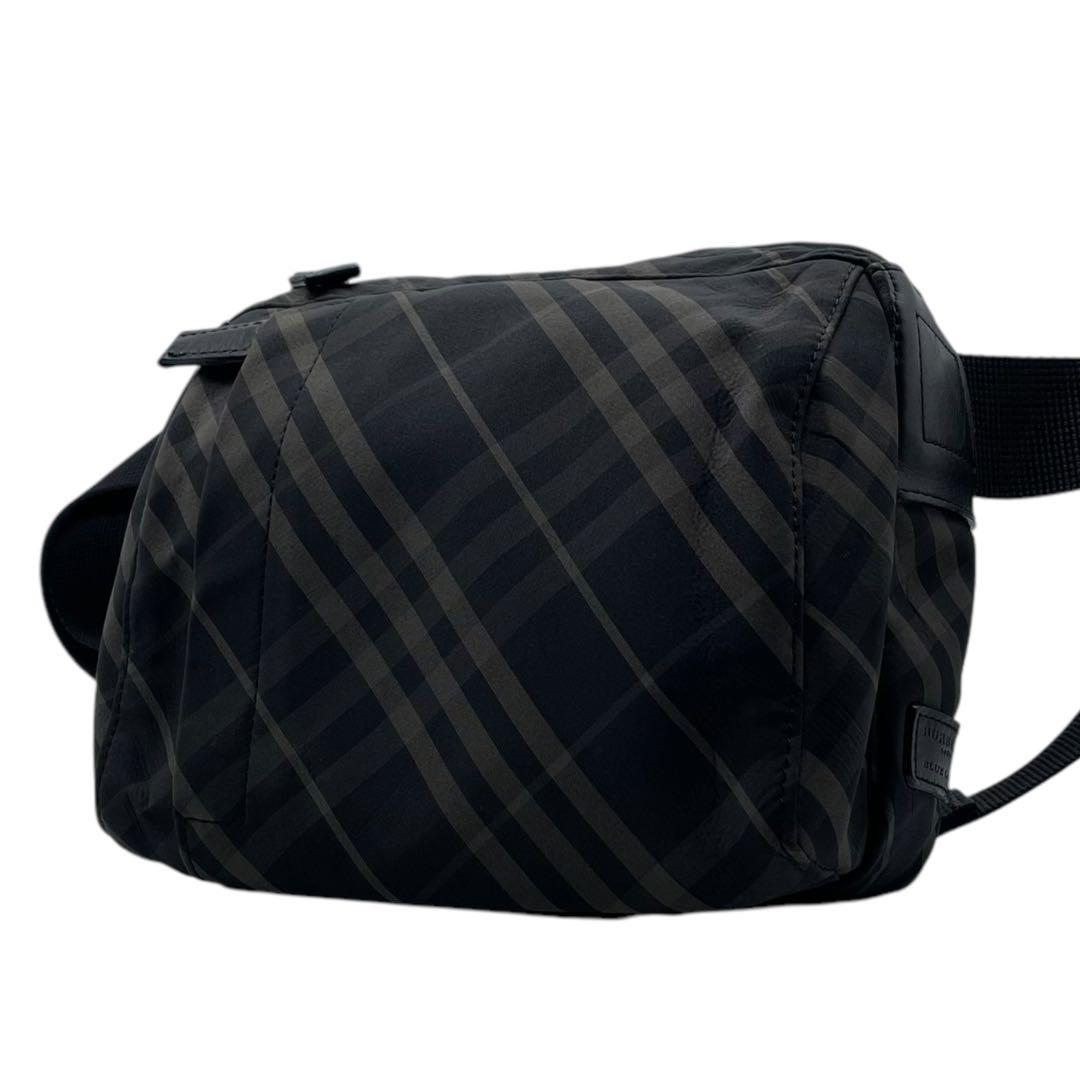 希少 美品 バーバリーブルーレーベル ウエストポーチ ボディバッグ ノバチェック