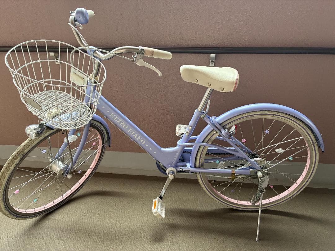 配送不可/引取限定　メゾピアノ　自転車　２２インチ　中古