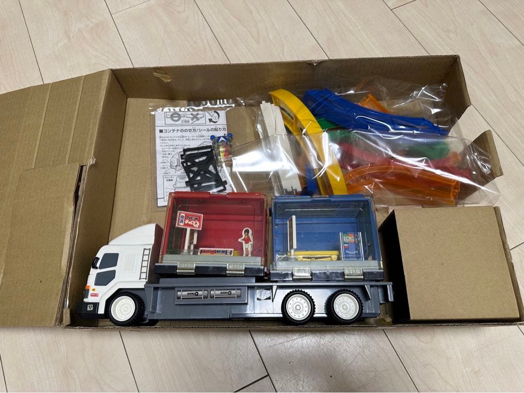 チョロQ コンテナトレーラー　ループ付き　20周年