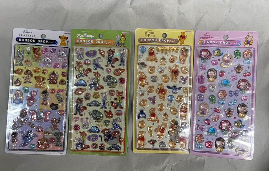 ボンボンドロップ シール 4枚セット