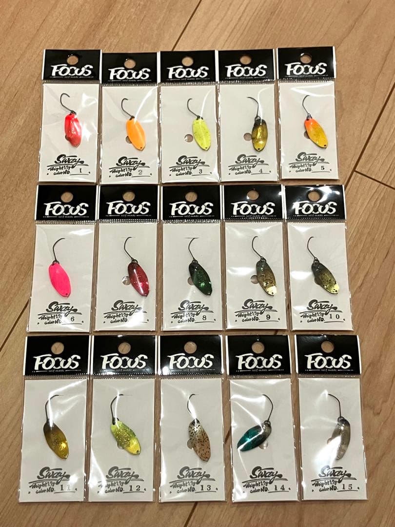 T*K様 FOCUS SWAY フォーカス スウェイ 全15色セット