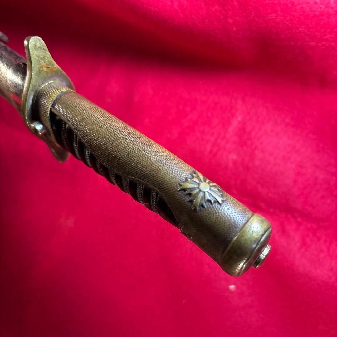 指揮刀　儀礼用　サーベル　旧日本警察　切断済み　刃無し　歴史的資料　コレクション