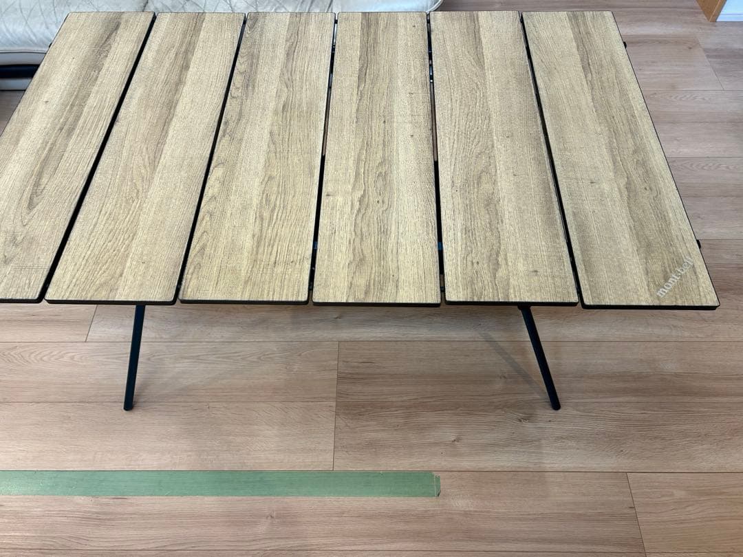 モンベル® マルチフォールディングテーブル ワイド　下段ボードあり