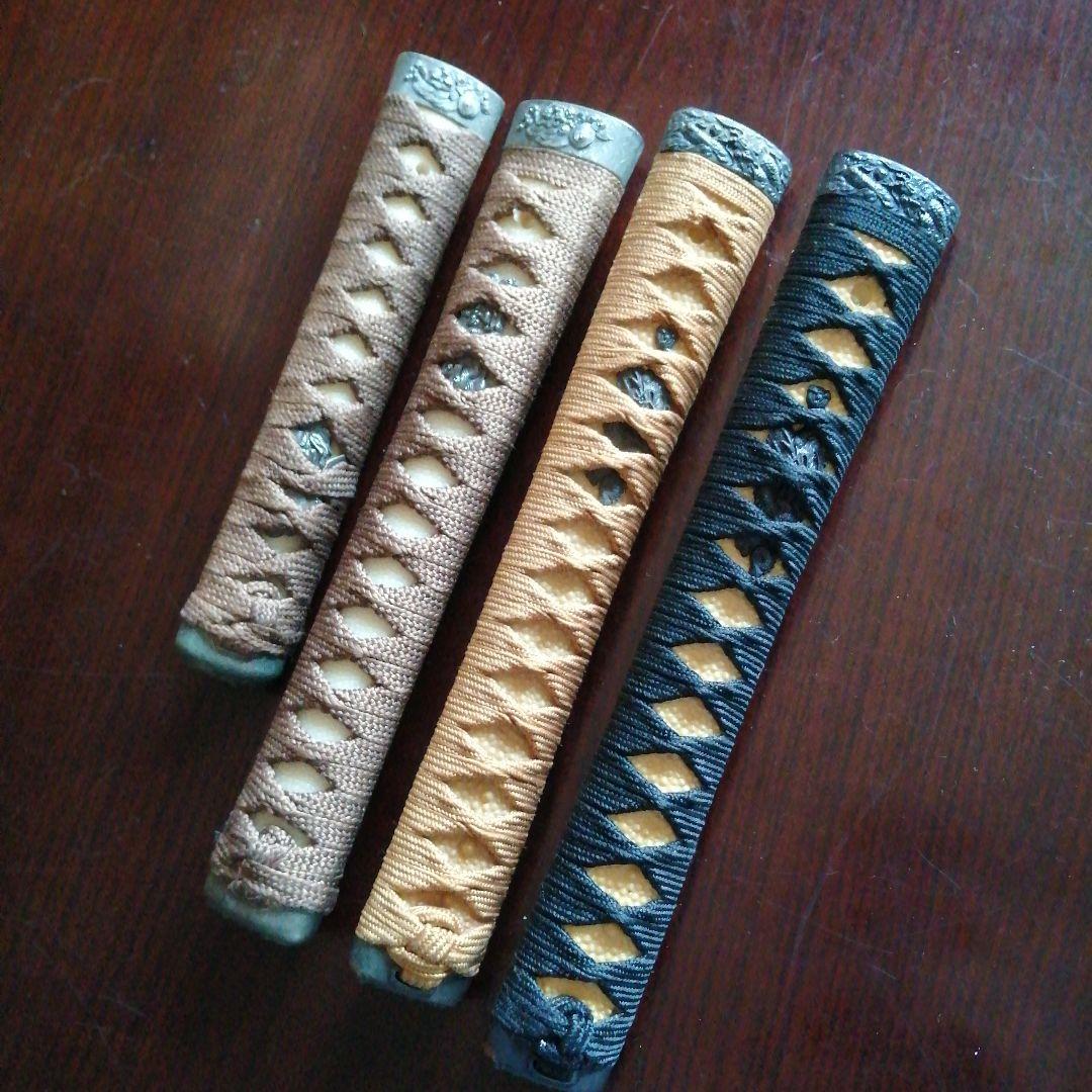 日本刀装具　柄4本