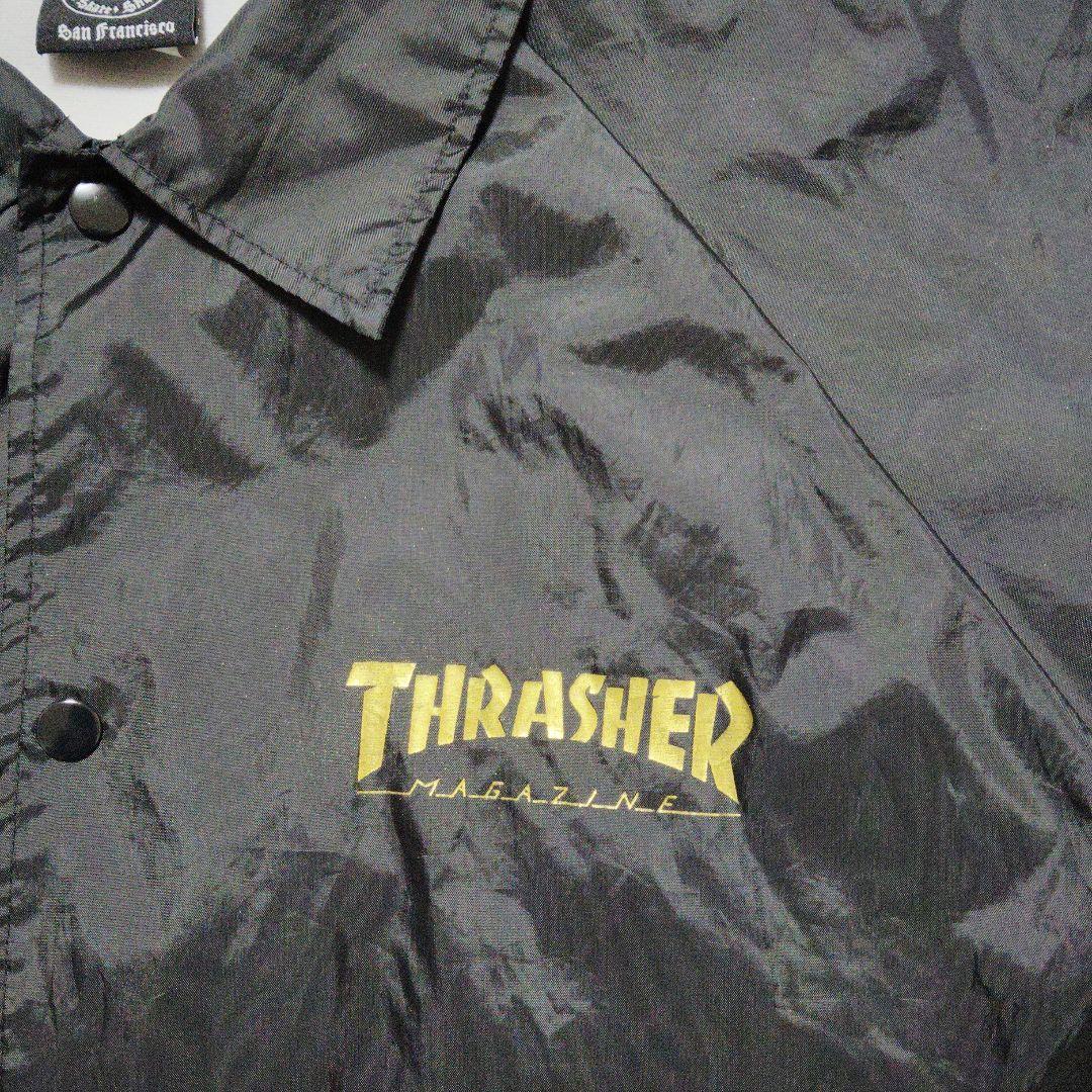 90's THRASHER コーチジャケット ブラック USA オールドスケート