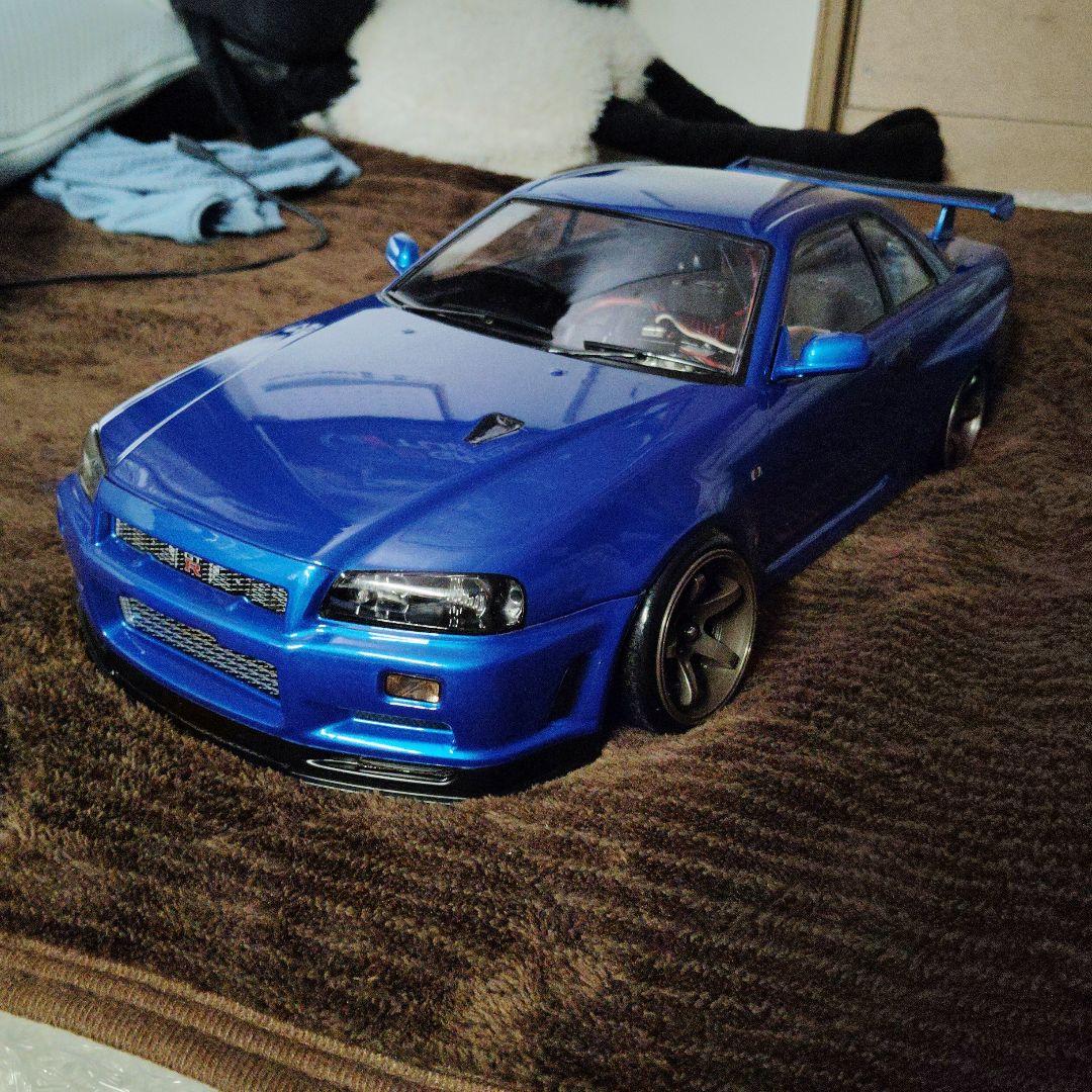 GTR R34ラジコンボディ