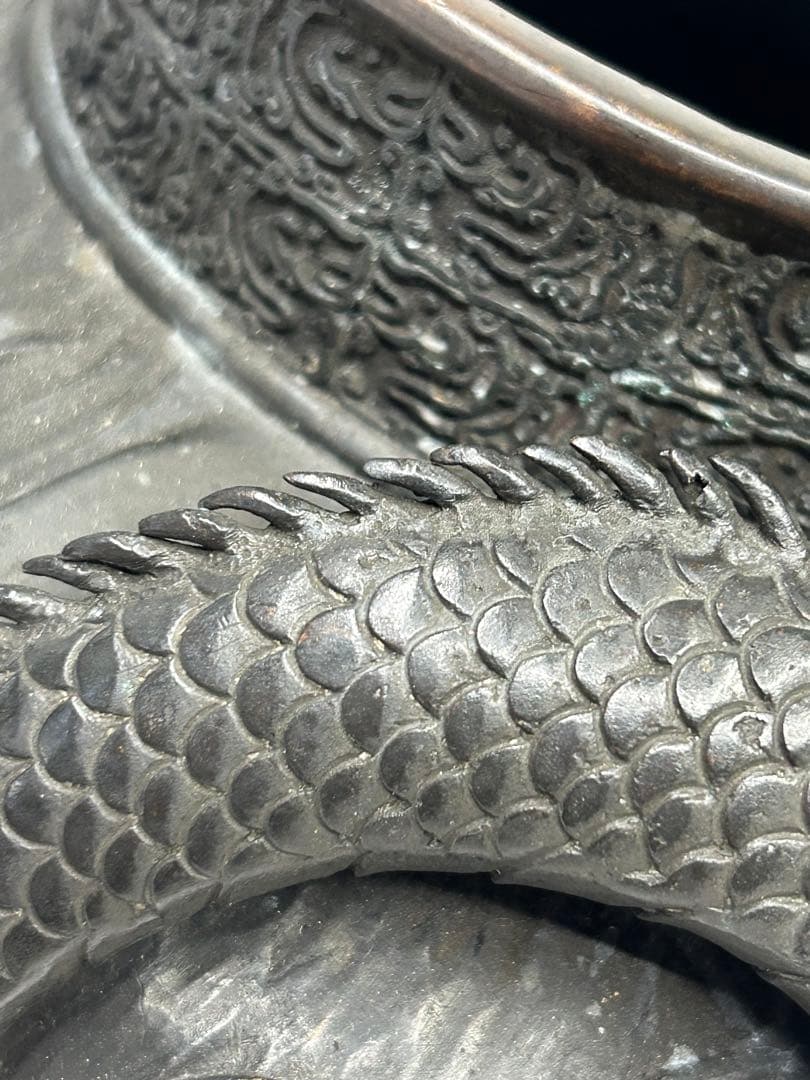 銅　壺　龍　アンティーク　骨董 コレクション 古美術