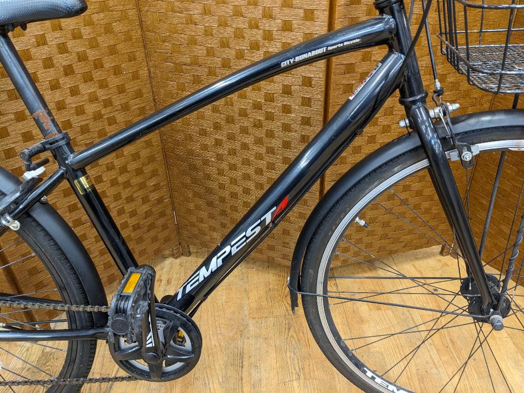 U028 普通自転車　26インチ　6段変速 LEDオートライト